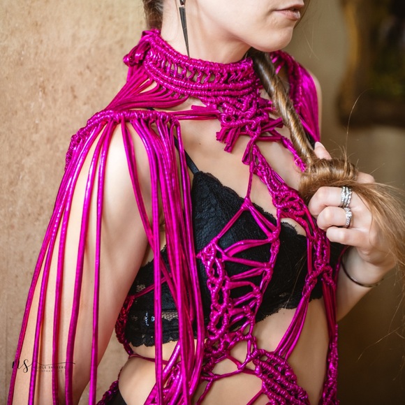 Handmade Macrame Dress Rope GoodVibeGoda - Picture 8 of 16